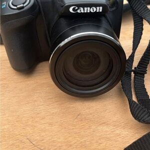 Canon Black and Silver Digital Camera